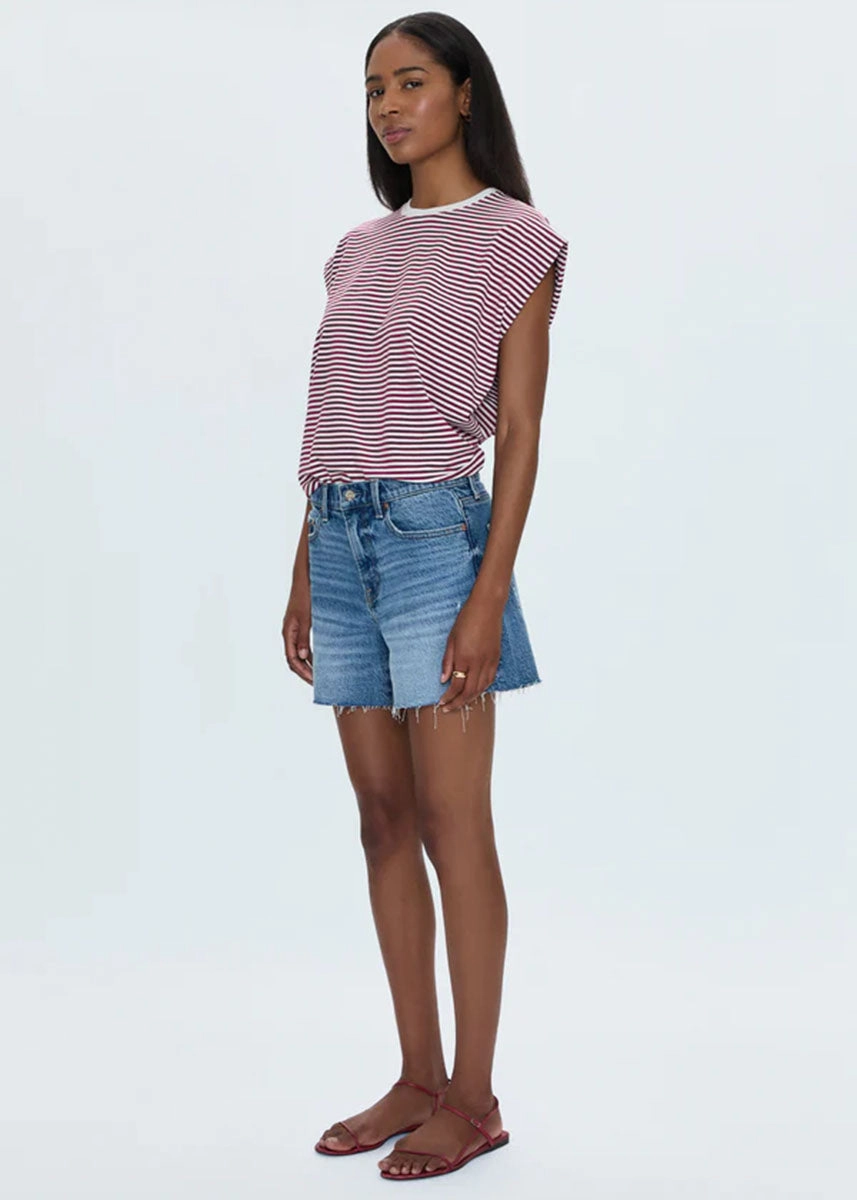 Kennedy Mid Rise Cut Off Short - Central Vintage Sleek Fit