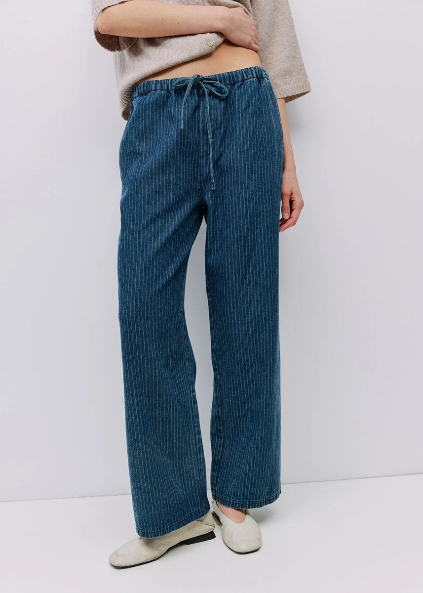 The Kennedy Pants - Blue Ultra Soft Blend Urban Look