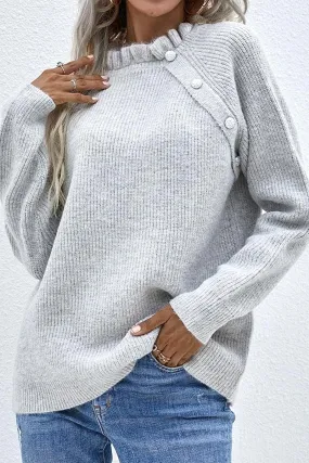 Long Sleeve Tee CASUAL KNIT SWEATER