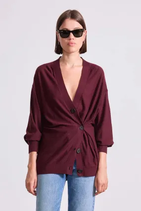 Stretch Knit Unisex style Drippy Tissue Cardigan