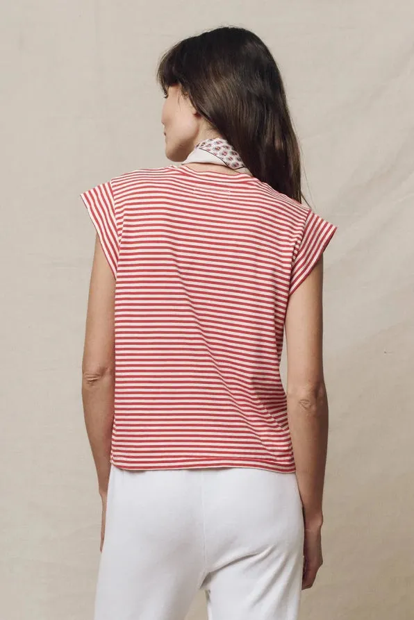 sequined details The Peak Shoulder Tee