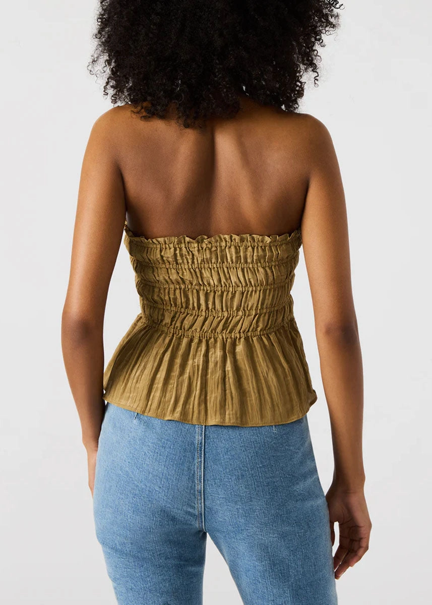 LightweightWeave Cambria Top - Deep Olive