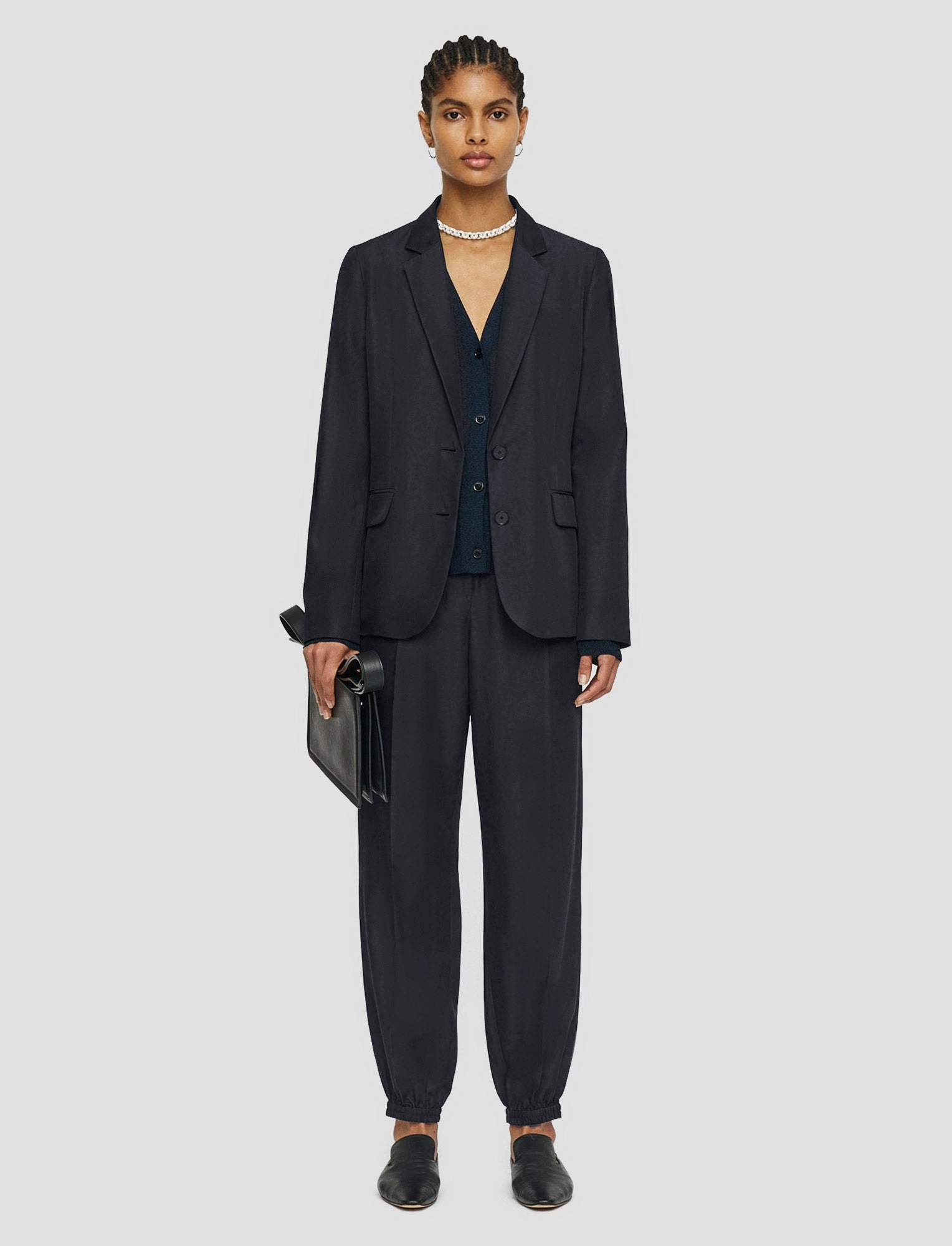 Soft Cotton Silk Belmore Jacket Sporty