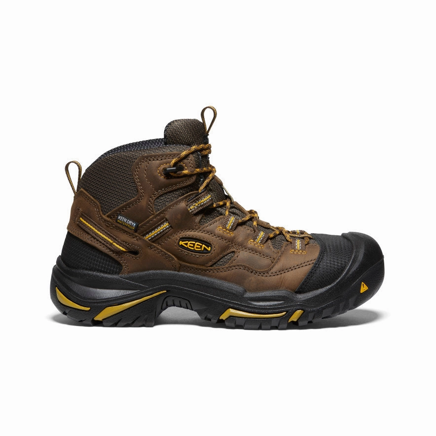 Men's Braddock Waterproof Mid (Steel Toe)  |  Cascade Brown/Tawny Olive City Utility