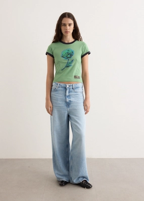 Soft Rigid Denim Baggy Jeans Road Trip Casual Friday Home Comfort