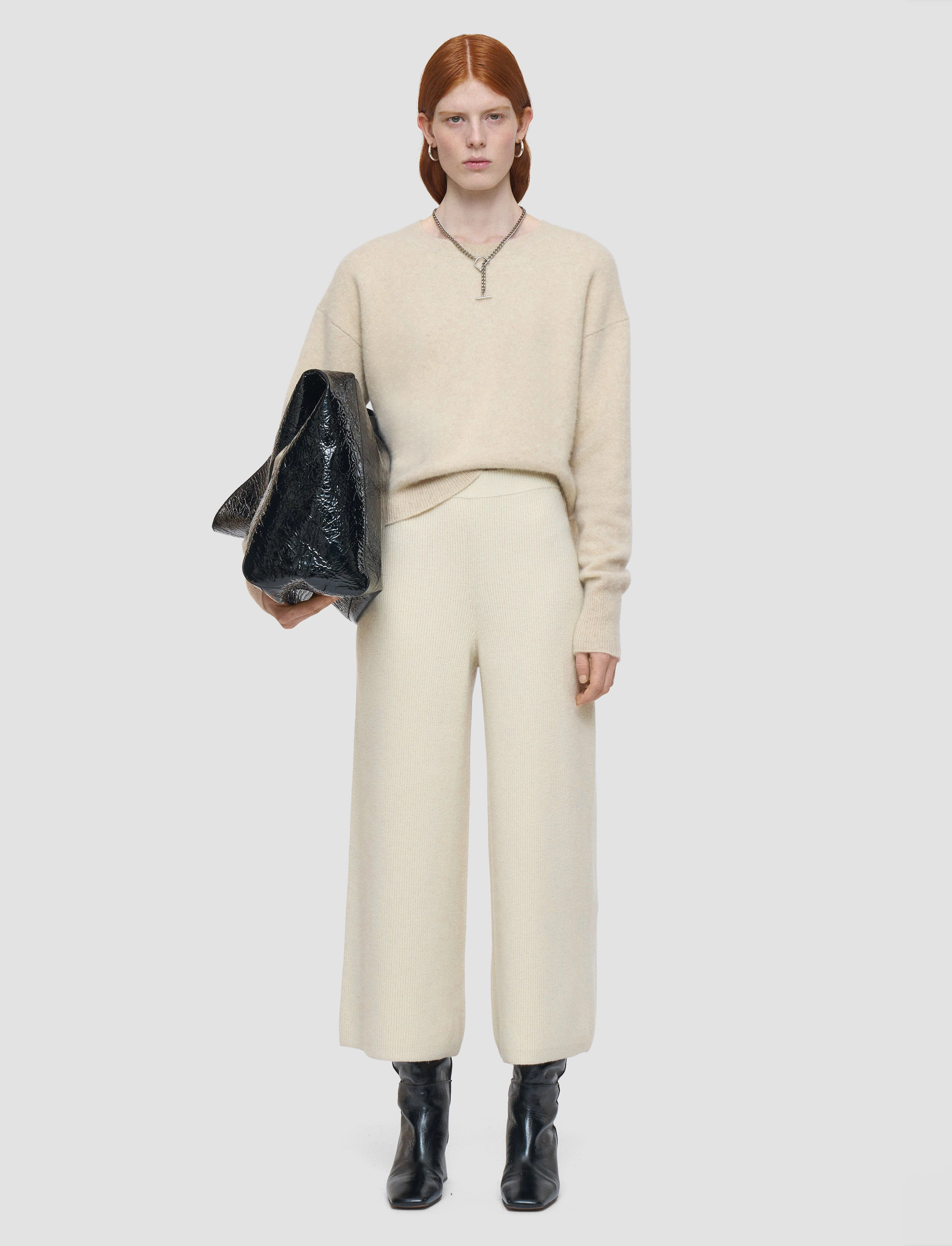 Quick Dry Weaving Soft Wool Culottes