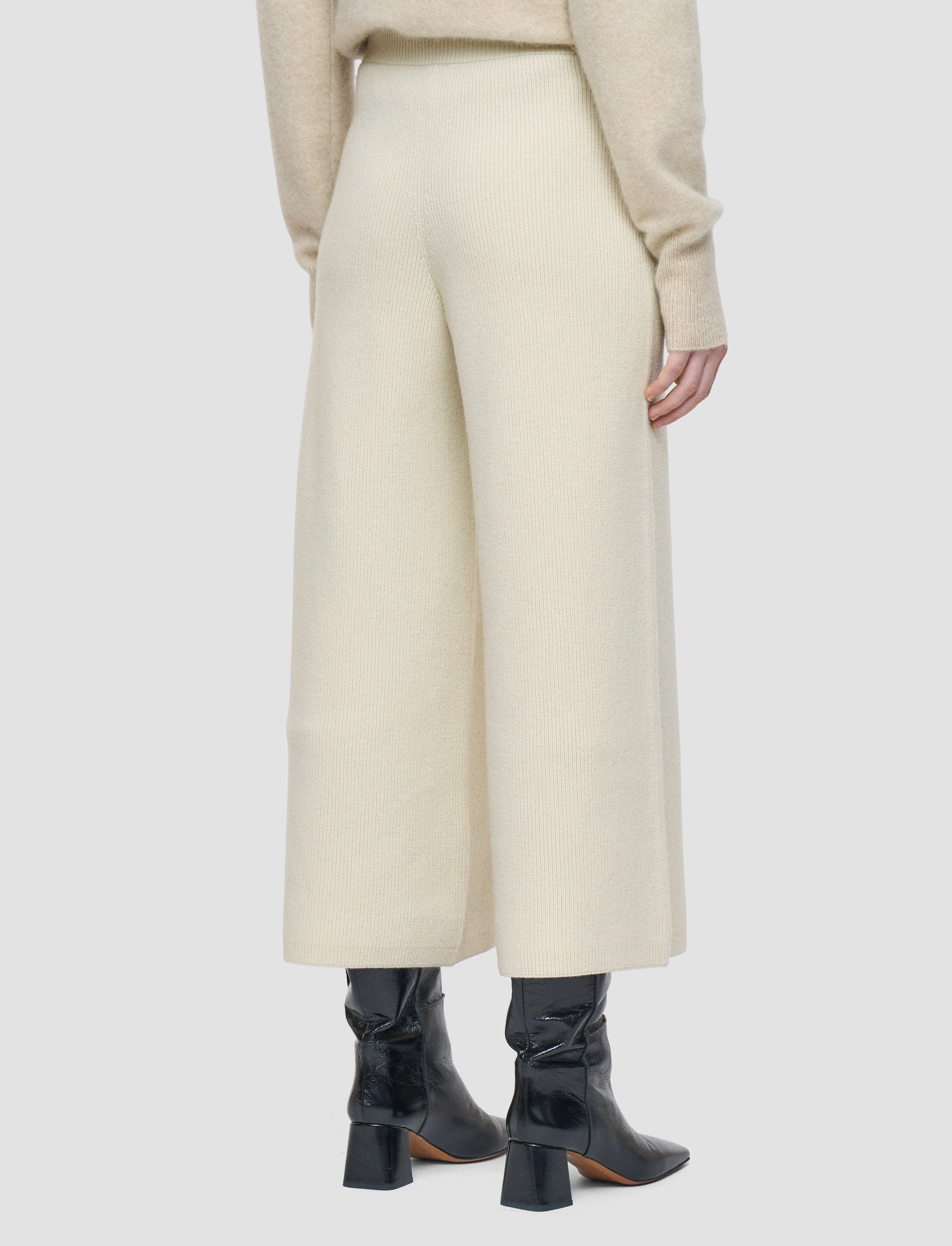 Soft Wool Culottes Durable Weave