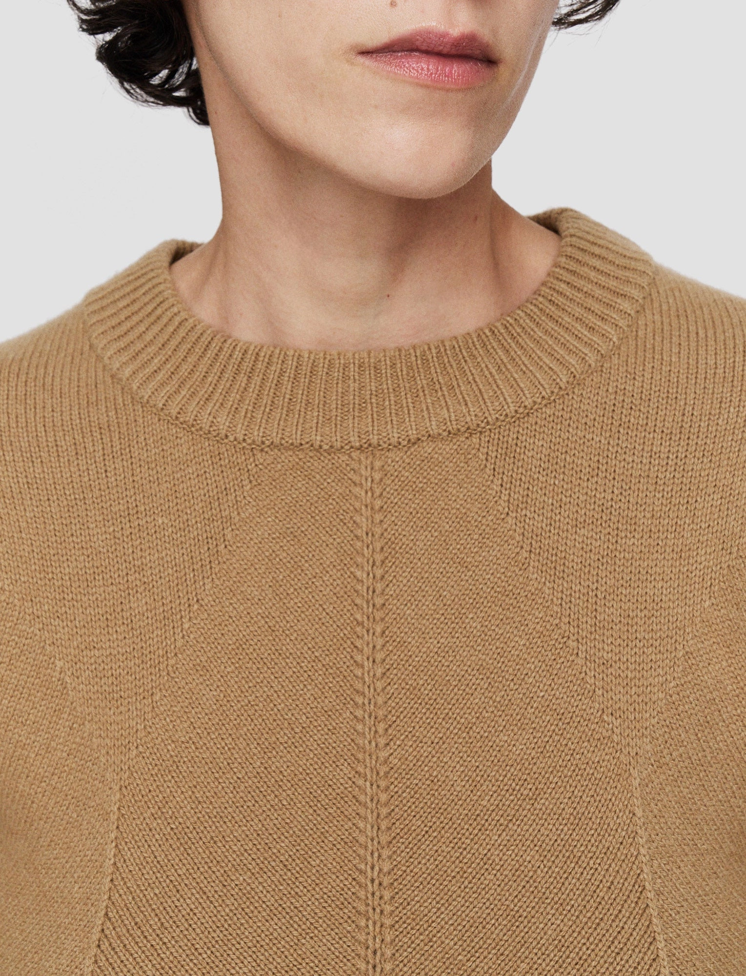 Gentle Wash Process Breathable Yarn Soft Wool Round Neck Jumper