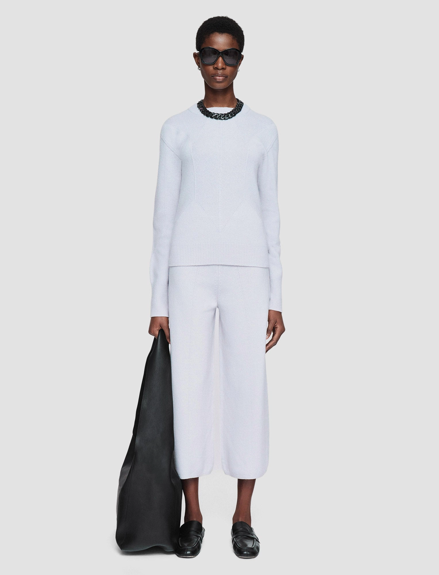 Soft Wool Round Neck Jumper Under Jacket Eco Certified Fibers