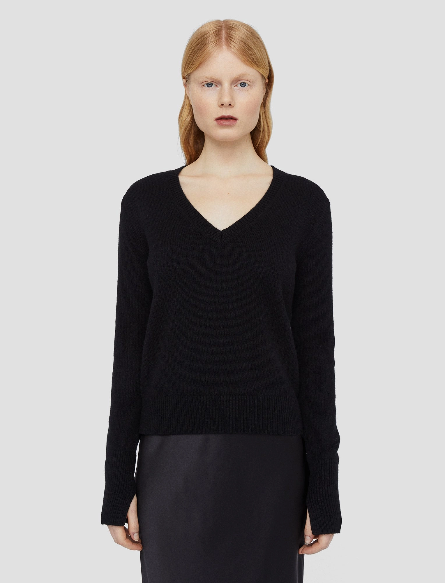 Pure Cashmere V Neck Jumper Year Round