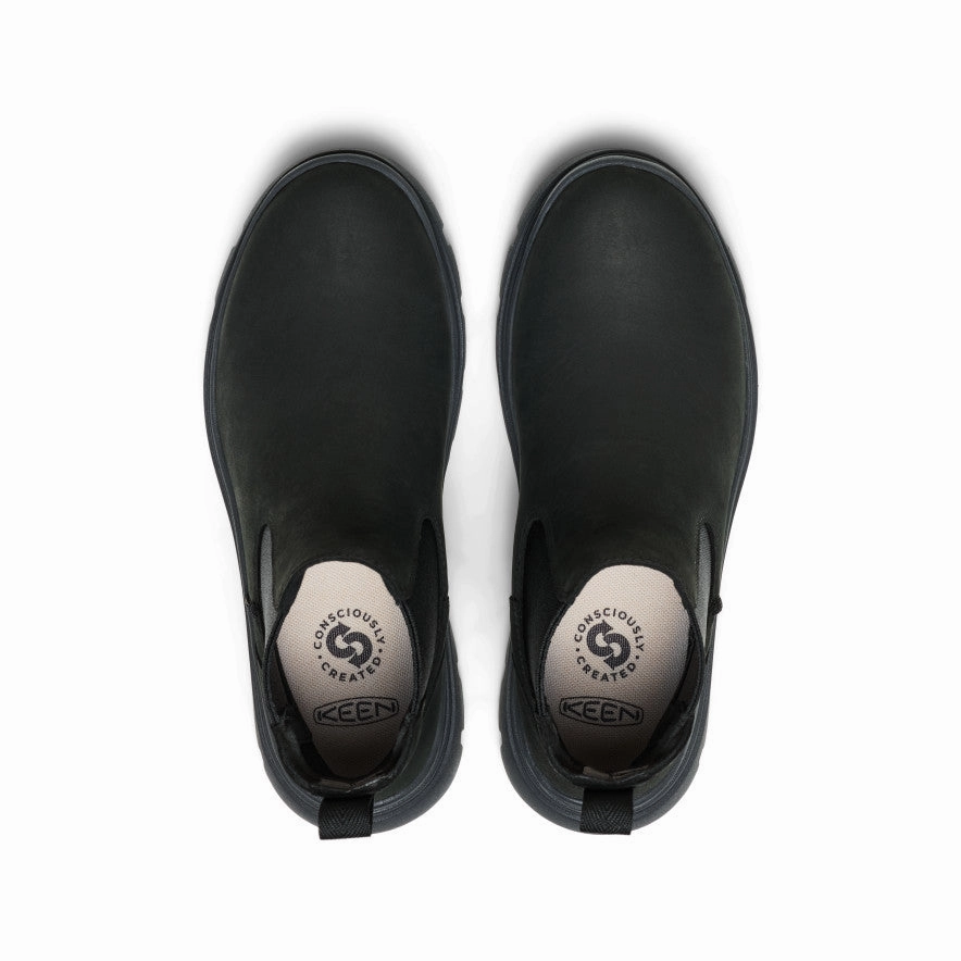 Women's Kosa Chelsea Boot  |  Black/Black Padded Interior Mountain Climber Reinforced Form Night Travel