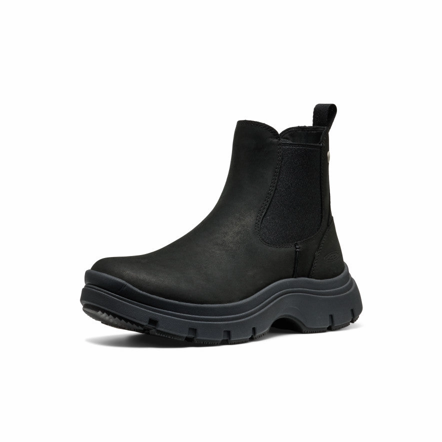 Women's Kosa Chelsea Boot  |  Black/Black Padded Interior City Walking