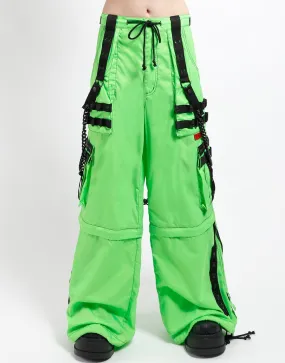 windproof Recycled Polyester Blend SPACE OUT PANT NEON LIME