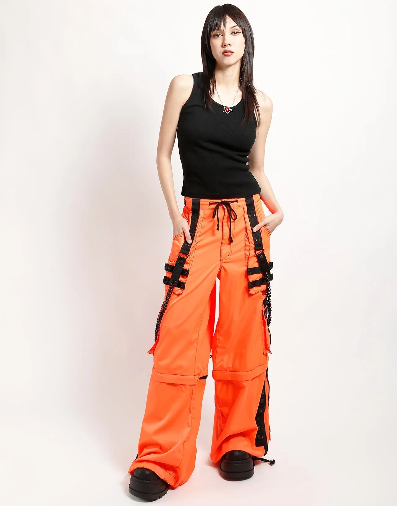 BreathableLining SPACE OUT PANT NEON ORANGE