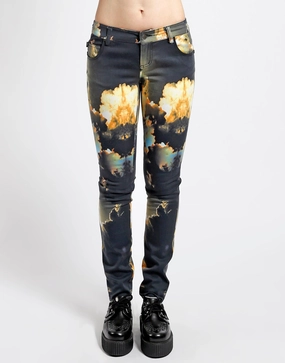 Water Efficient Wash Process Soft Aesthetic Space Shuttle Pants