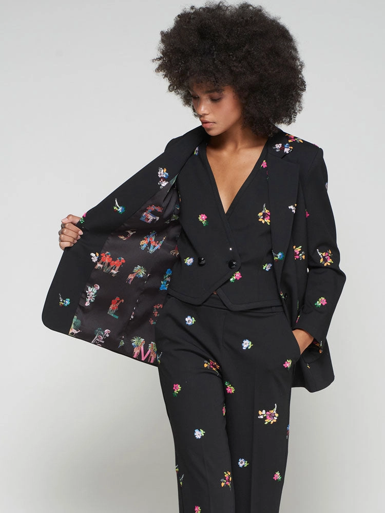 LowProfileLogo SPARKLE FLORAL BLAZER