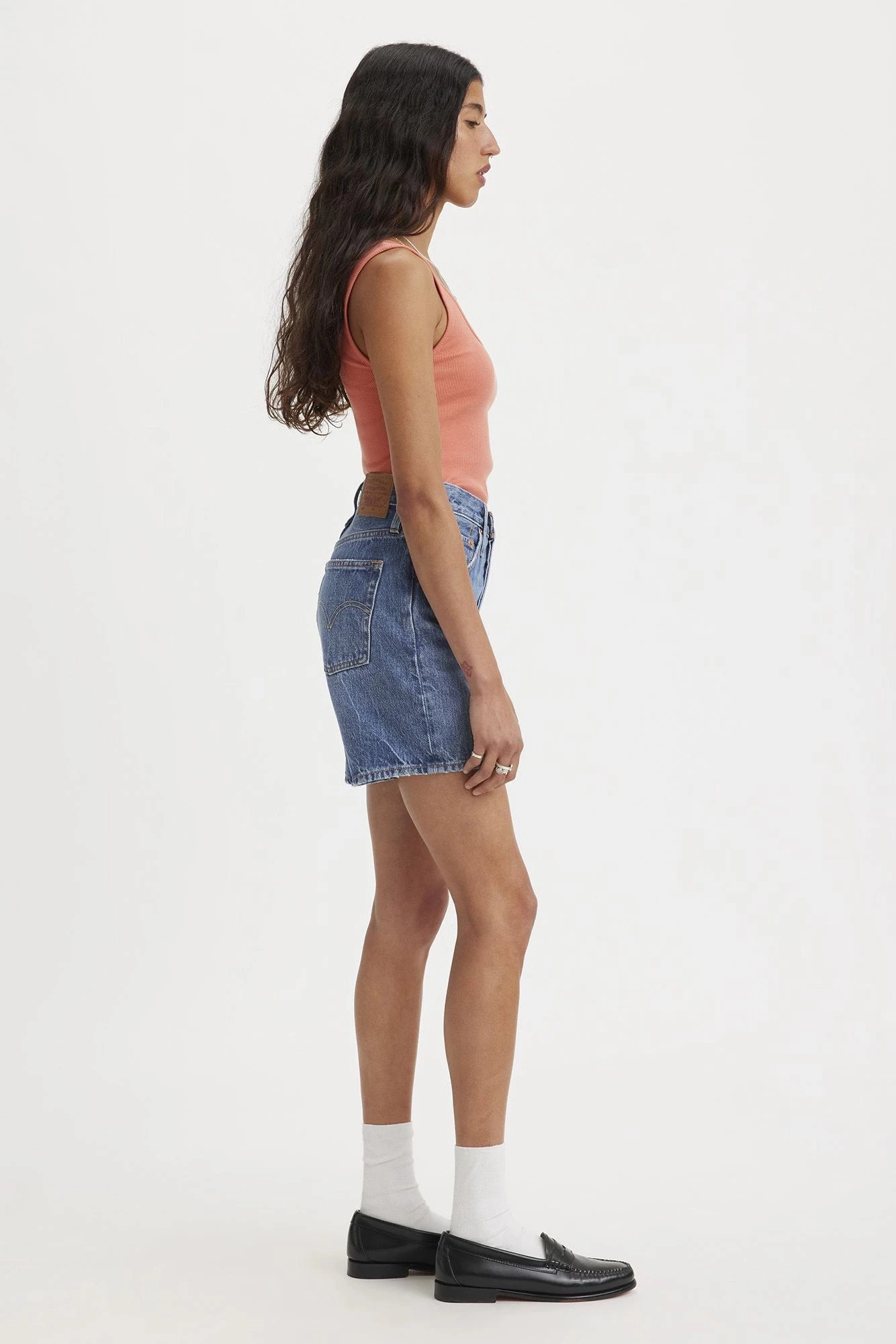 Flexible Side Panels 501? Mid Thigh Short