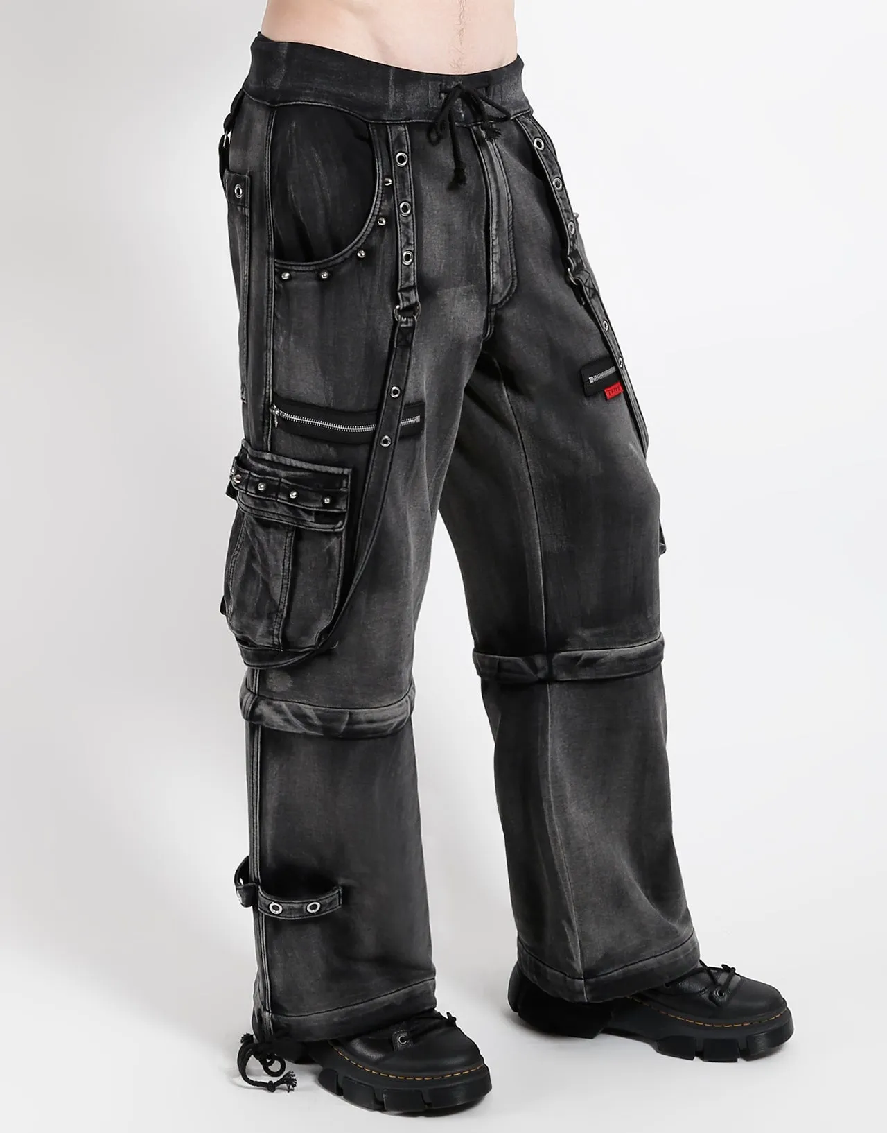 CRUSH SWEAT PANT - MECHANIC WASH Stylish Look Mid-rise fit