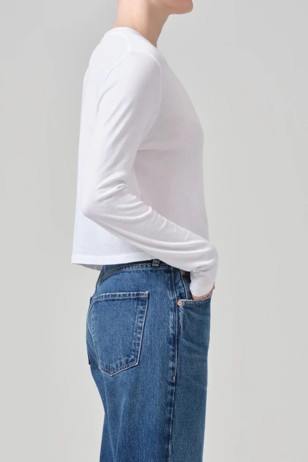 Kids playfulness Sabine Cropped Long Sleeve