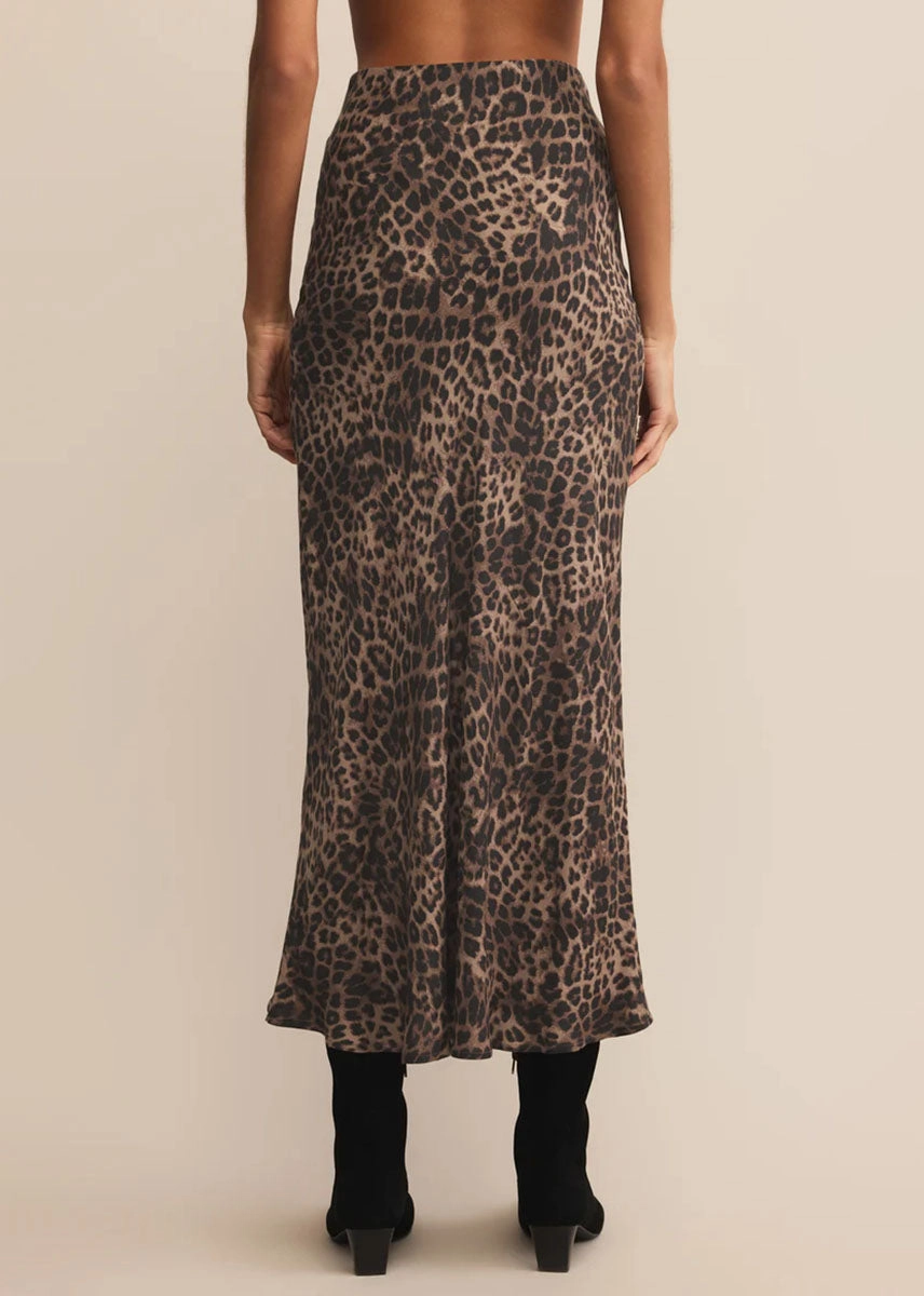 NoBuckleDesign Izabel Leopard Skirt - Desert Tan