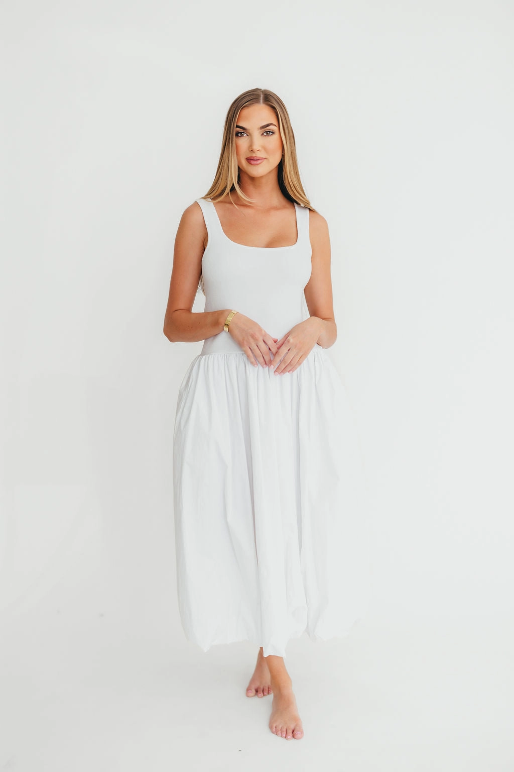 Day Magic Vibrant Layer Betty Dress in White