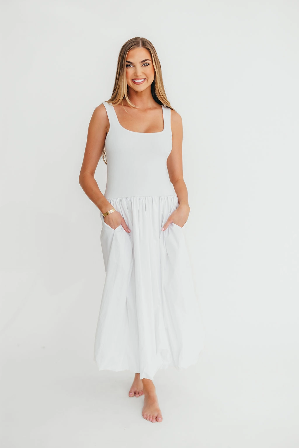 Relaxed Style Wear Betty Dress in White