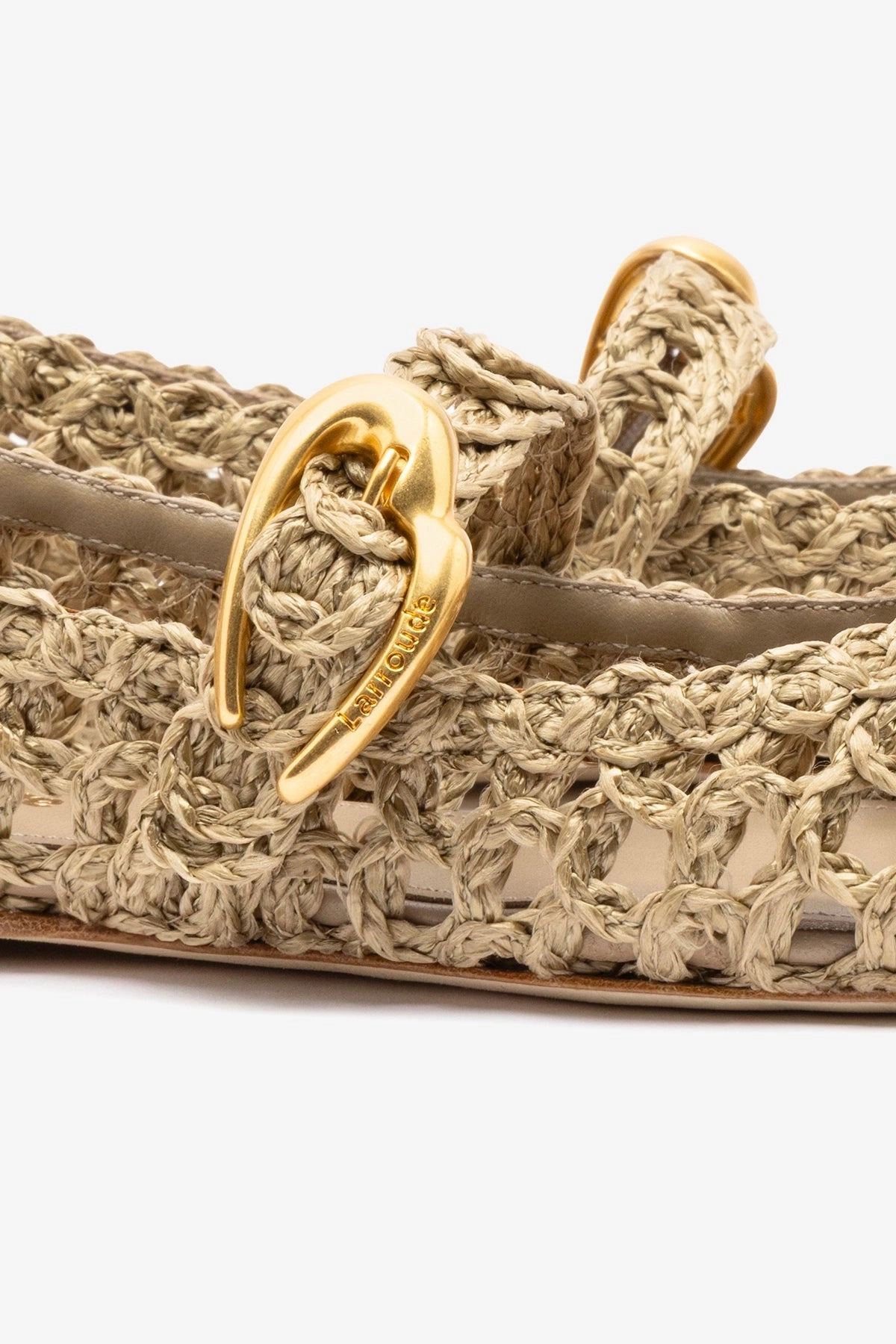 Hidden Spot Frost Cool Verona Macrame In Algae Embroidered Raffia