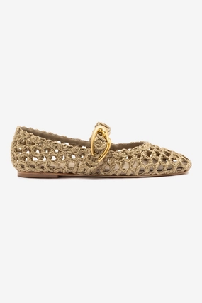 Effortless Wear Verona Macrame In Algae Embroidered Raffia