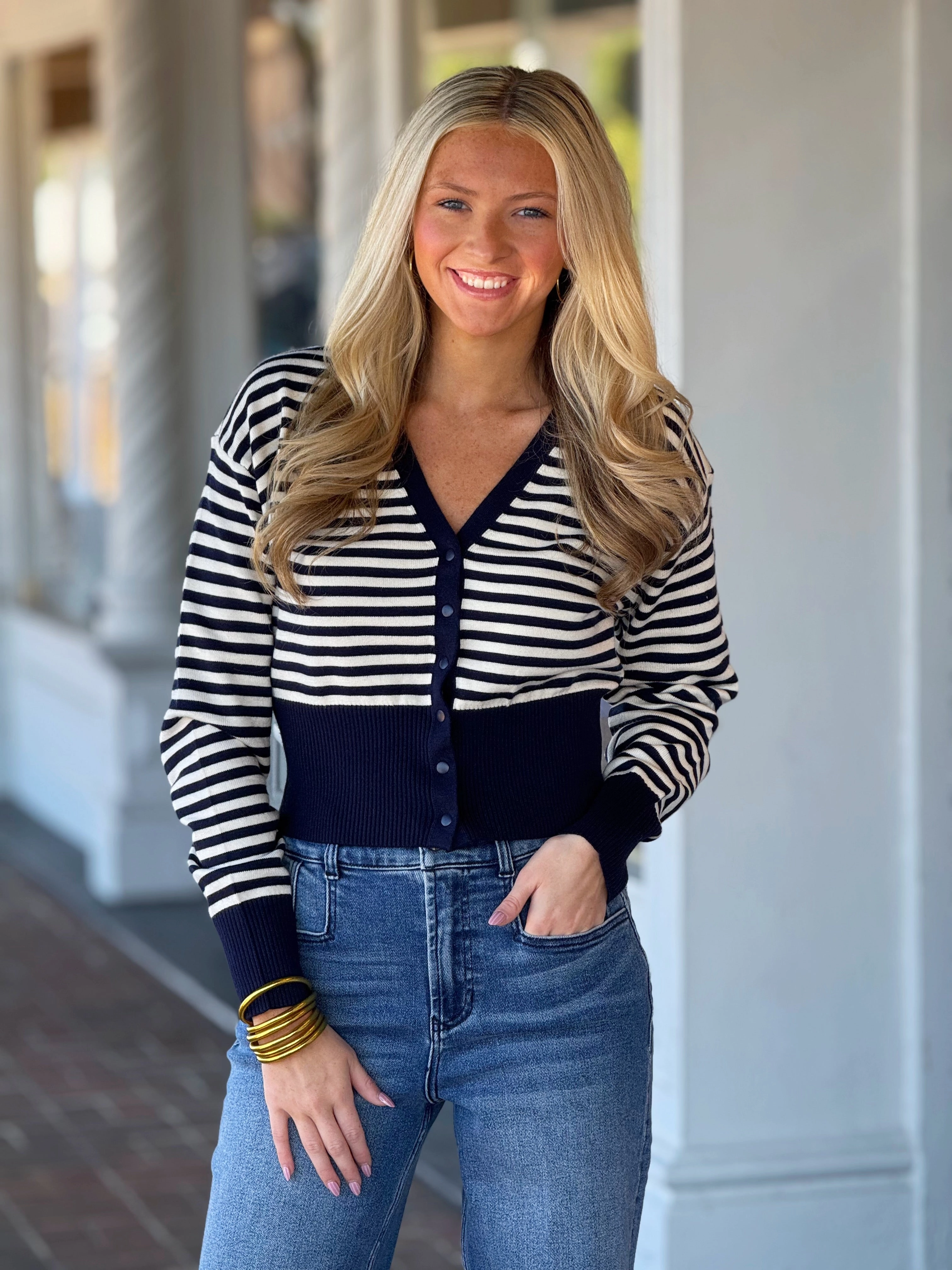 Steve Madden Lauryn Cardigan in Midnight Classic Casual Look Odor Resistant Fabric