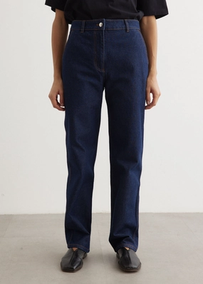 Straight Denim Jeans Trendy Sunny Vibes