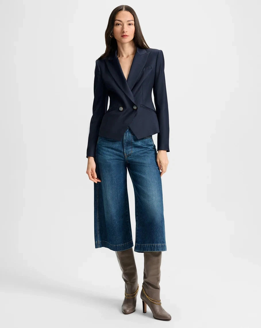Cropped Rickie Dickey Jacket Navy Adventure Comfort