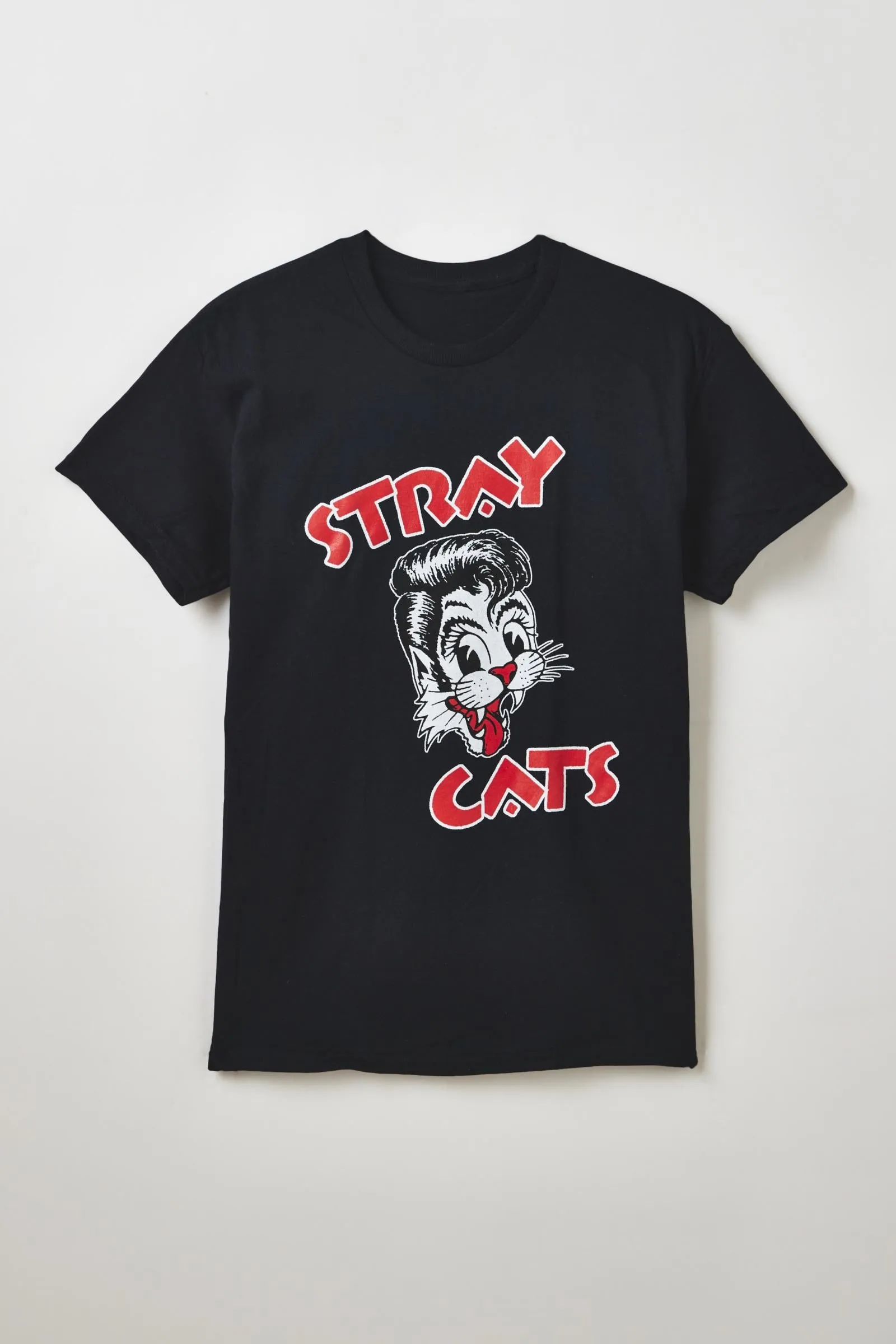 STRAY CATS LOGO TEE Comfy and Soft Travel convenience