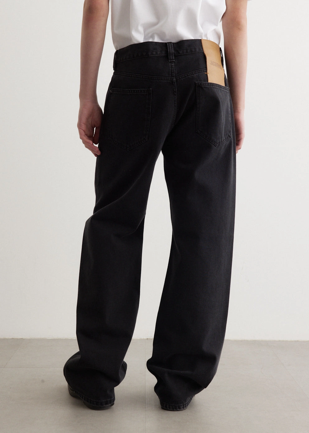 Le De Nimes Droit Minimalist Pocket Design Stretch Classic Wear