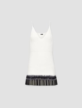 Knit Lace Top GarmentDyed Effect HighDensity Knit