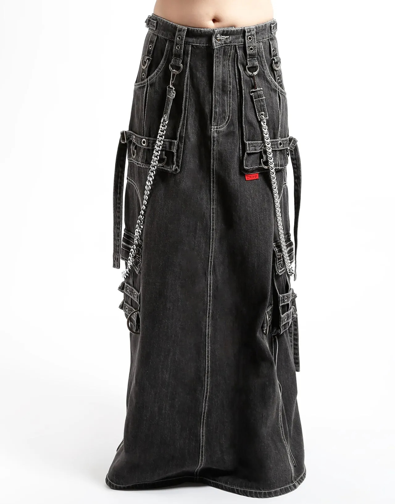 STRENGTH SKIRT BLACK DENIM Workout-ready