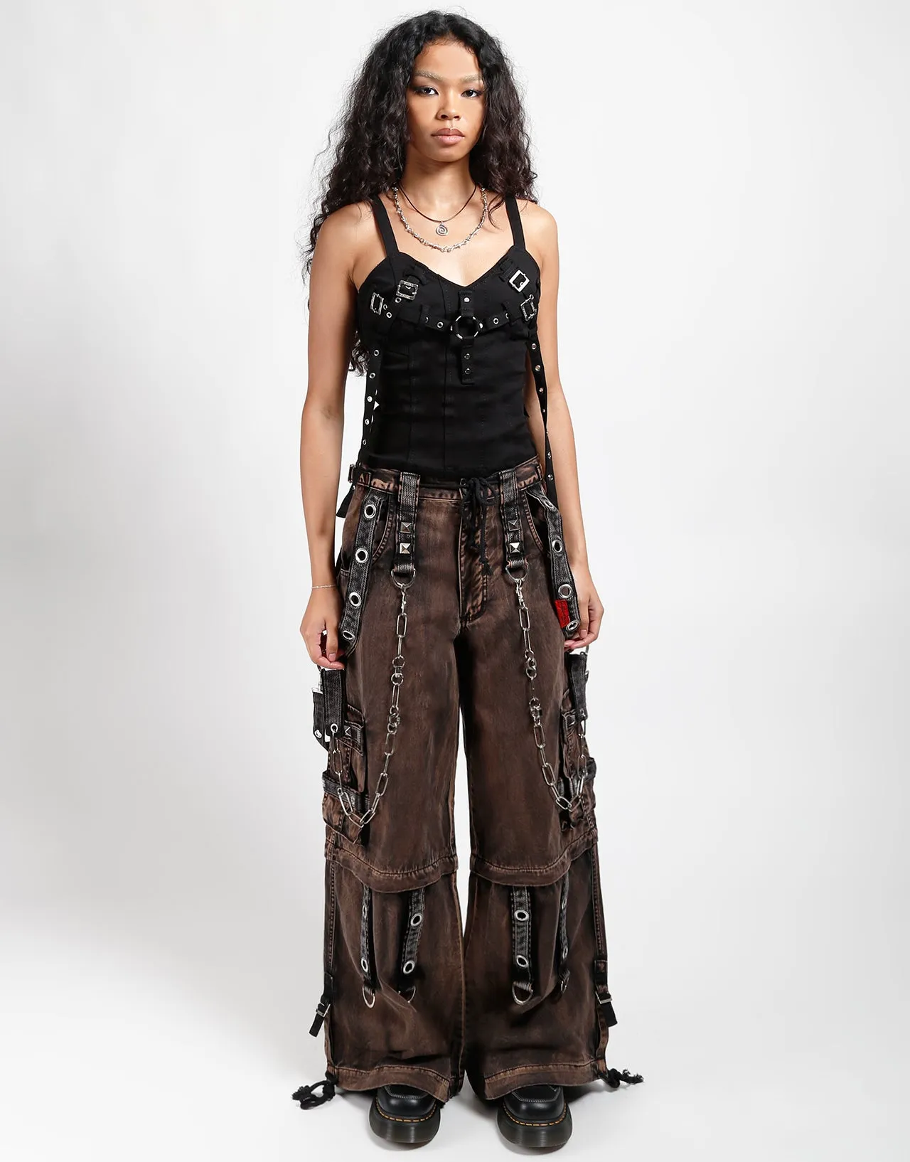 Simple Fit Flattering Cut POWER WASH PANT RUST