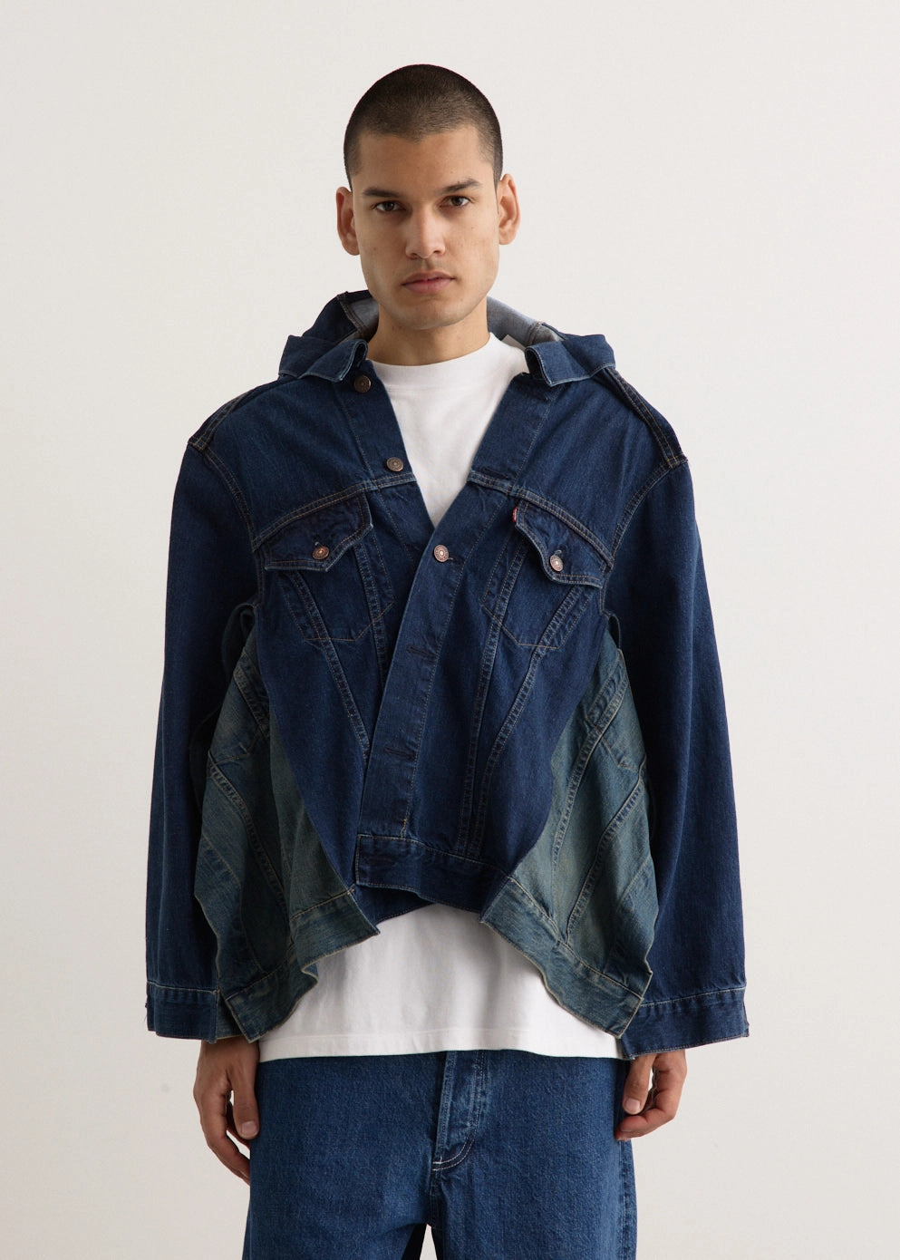x Levis Customised Denim Vest Weather Proof