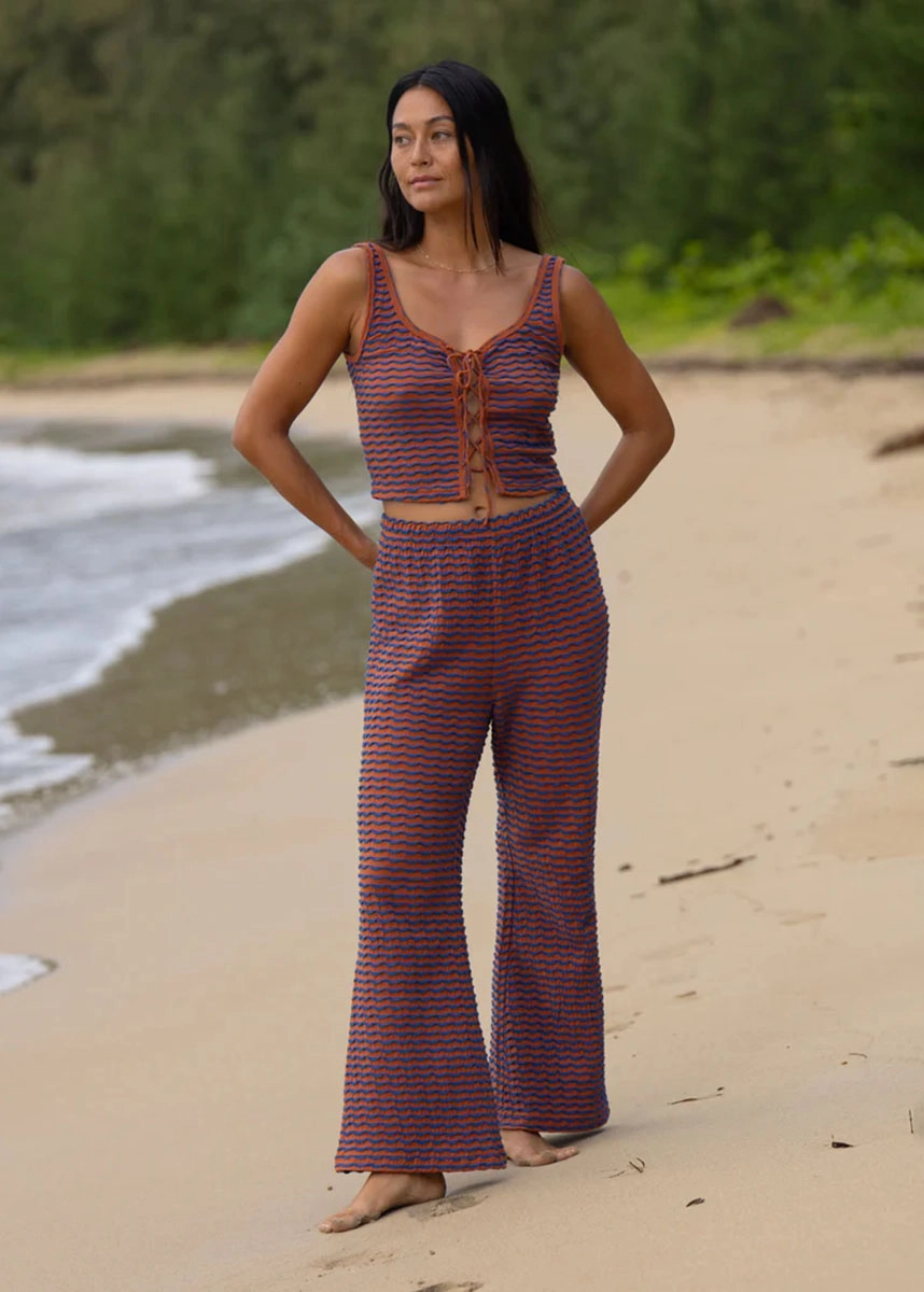 Hot Tides Knit Pants - Sedona Versatile Comfort