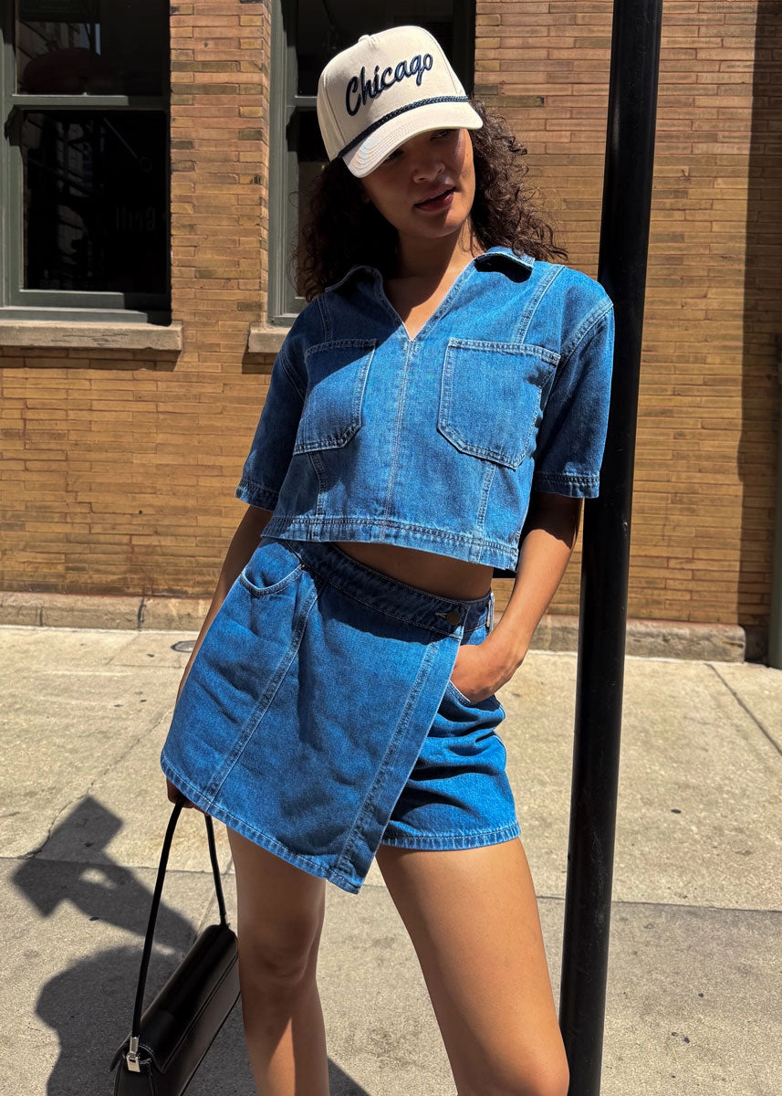 Everyday Must-have All Season Mikey Denim Skort