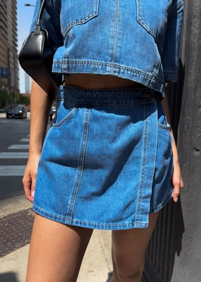 ReinforcedSeams Smart Style Mikey Denim Skort