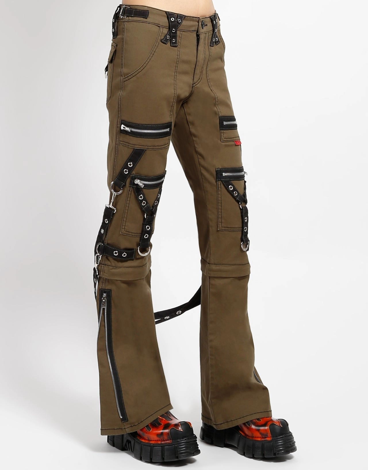 ZIP TO ZIP PANT ARMY Easy Movement Move Easy