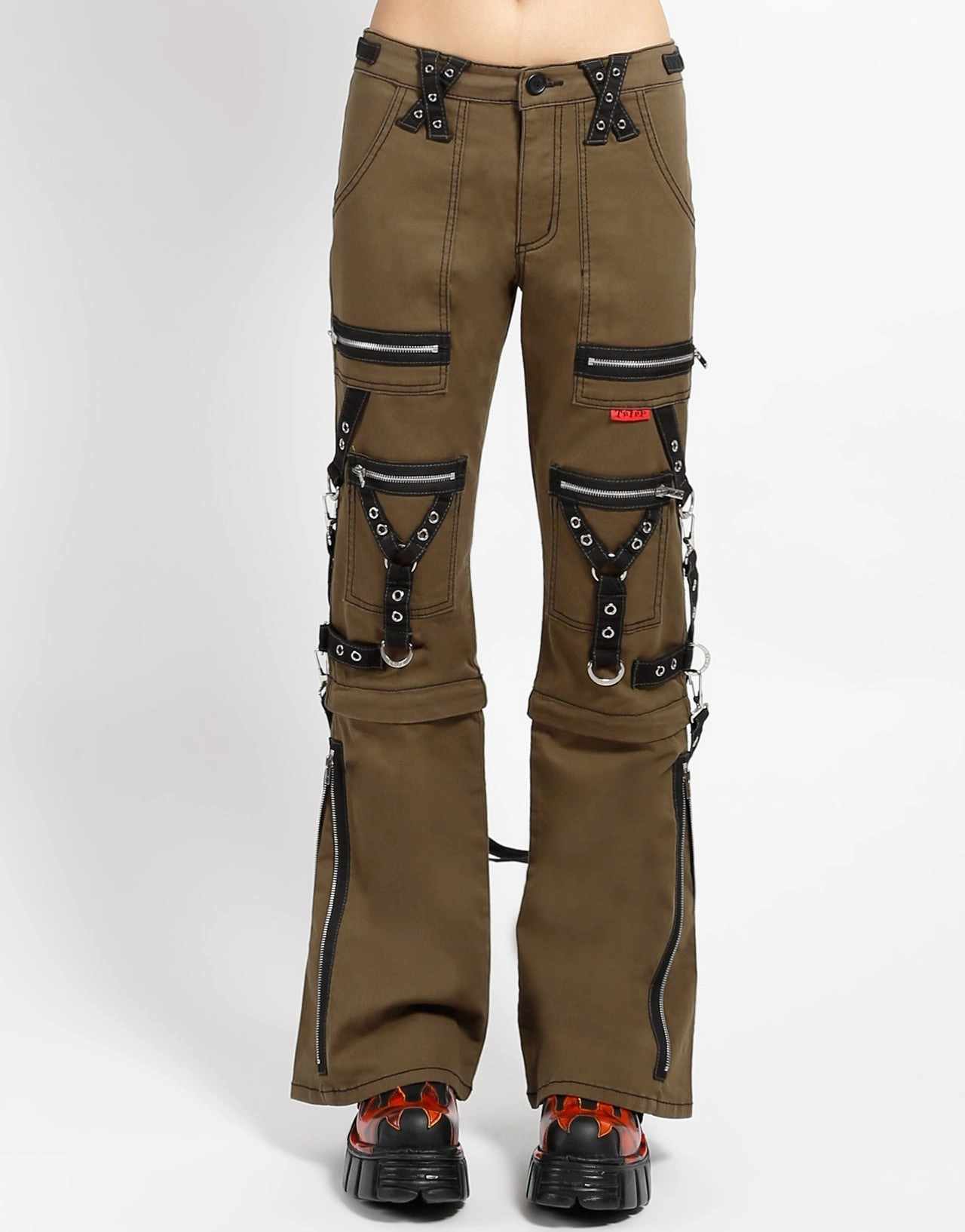 MultiPocket ZIP TO ZIP PANT ARMY