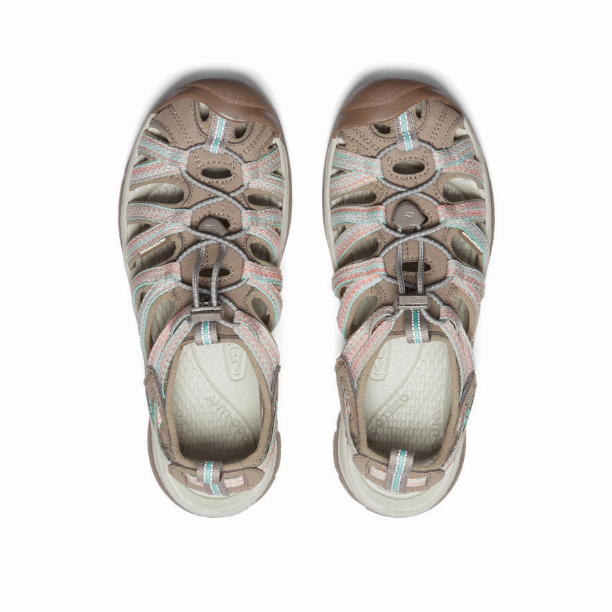Flexible Midsole Women's Whisper  |  Taupe/Coral