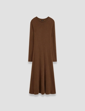 Brushed Cashmere Dress Classic Style Overlock Edge Finish