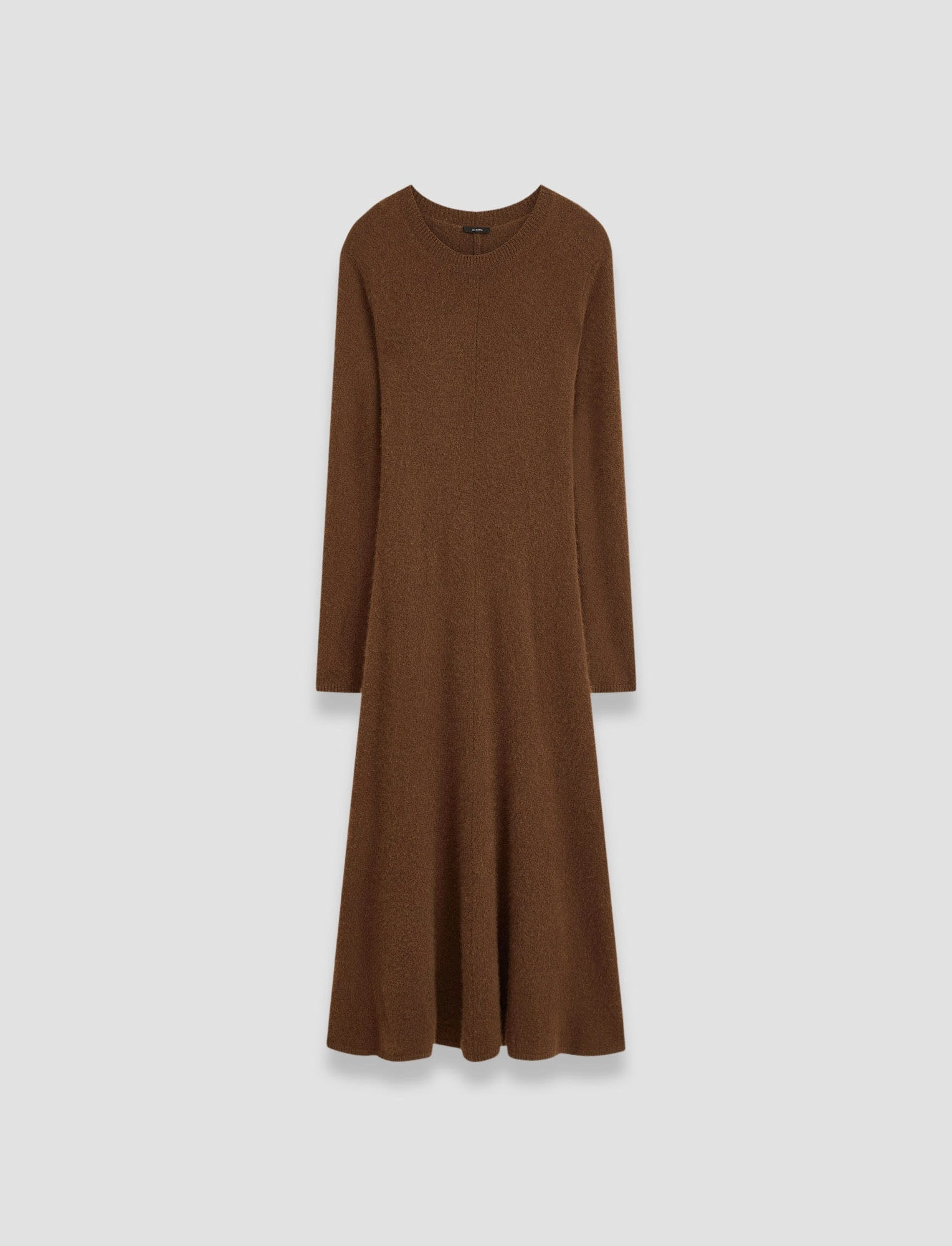 Brushed Cashmere Dress Classic Style Overlock Edge Finish