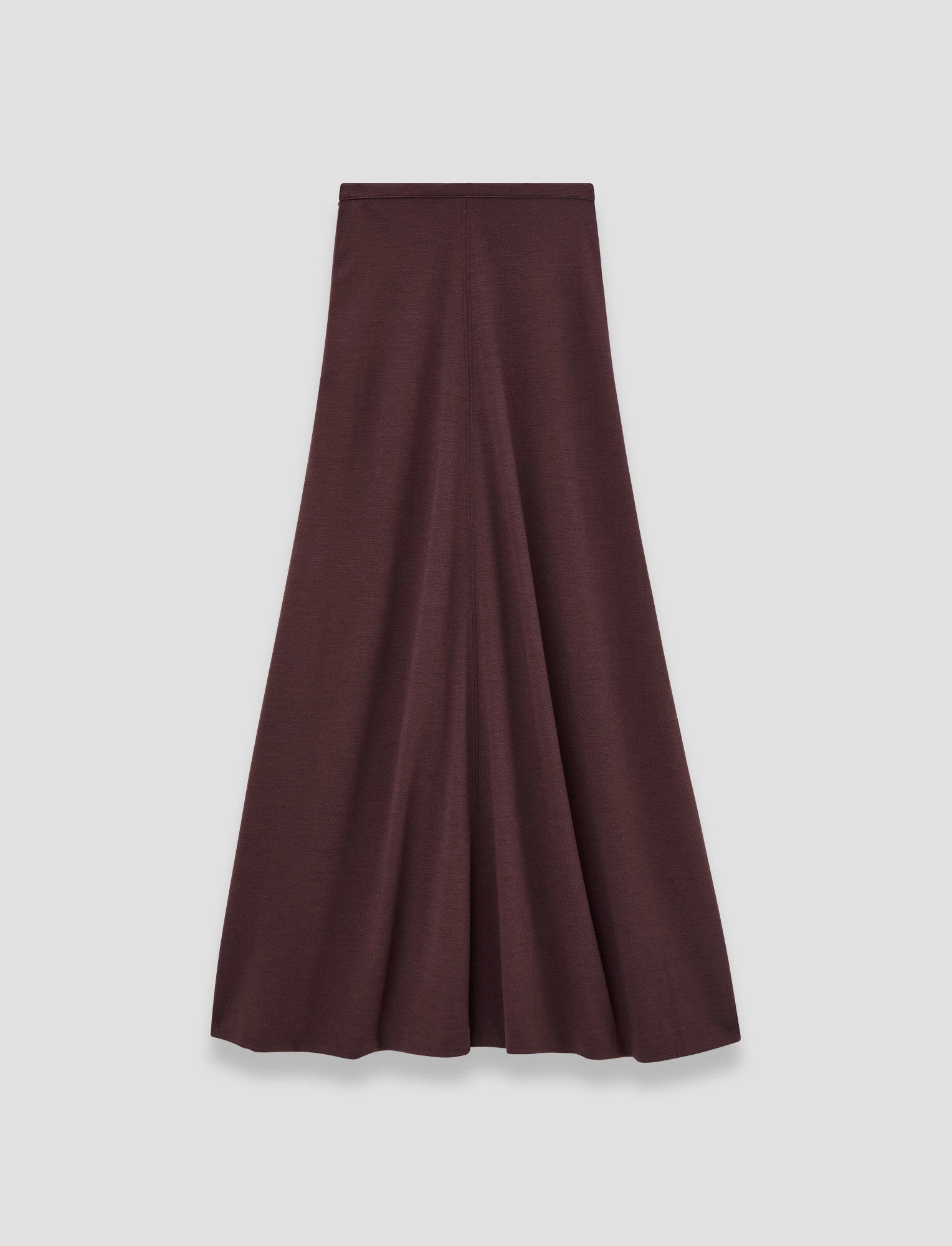 Wool Jersey Maxi Skirt MultiPly Yarn Construction Slub Texture