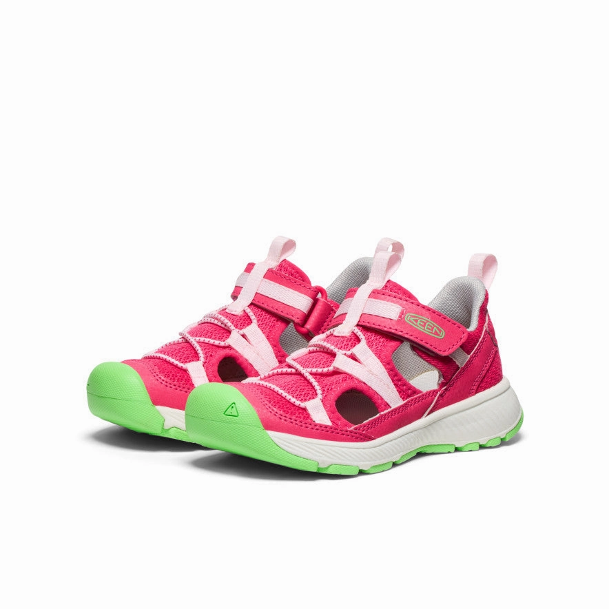 Feel Fresh Little Kids' Motozoa Sandal  |  Raspberry/Giggle Pink