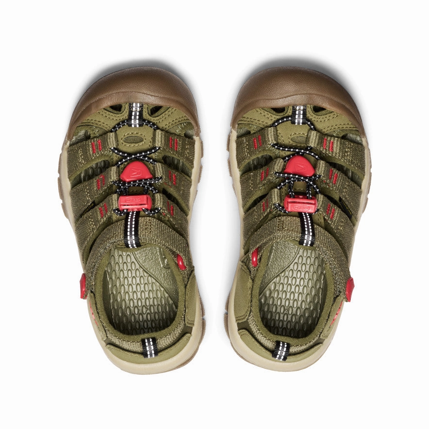 Chain Touch Little Kids' Newport H2  |  Martini Olive/Aura Orange