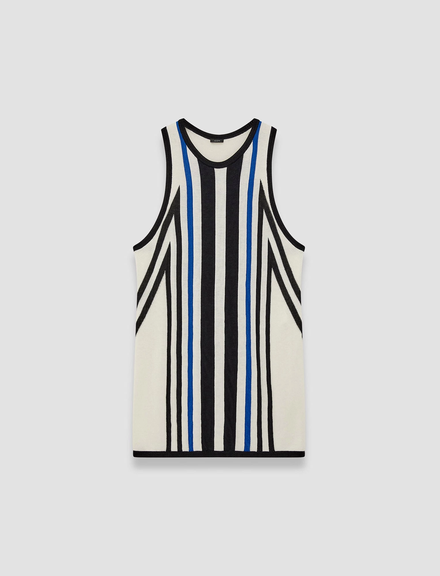 Cretto Jacquard Knitted Tank Top Minimalist Aesthetic