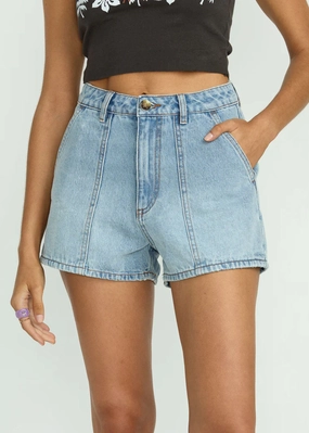 Sun Days Denim Shorts - Indigo Rinse Abrasion Proof Reinforcements